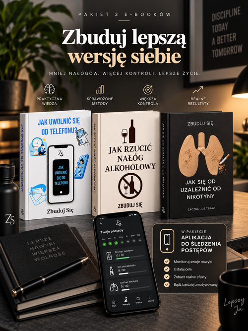 Zestaw 3 e-booków + Aplikacja do śledzenia postępów